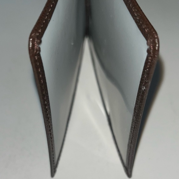 Louis Vuitton Brown ID / Card Holder Cross Grain Leather EUC - Picture 10 of 12